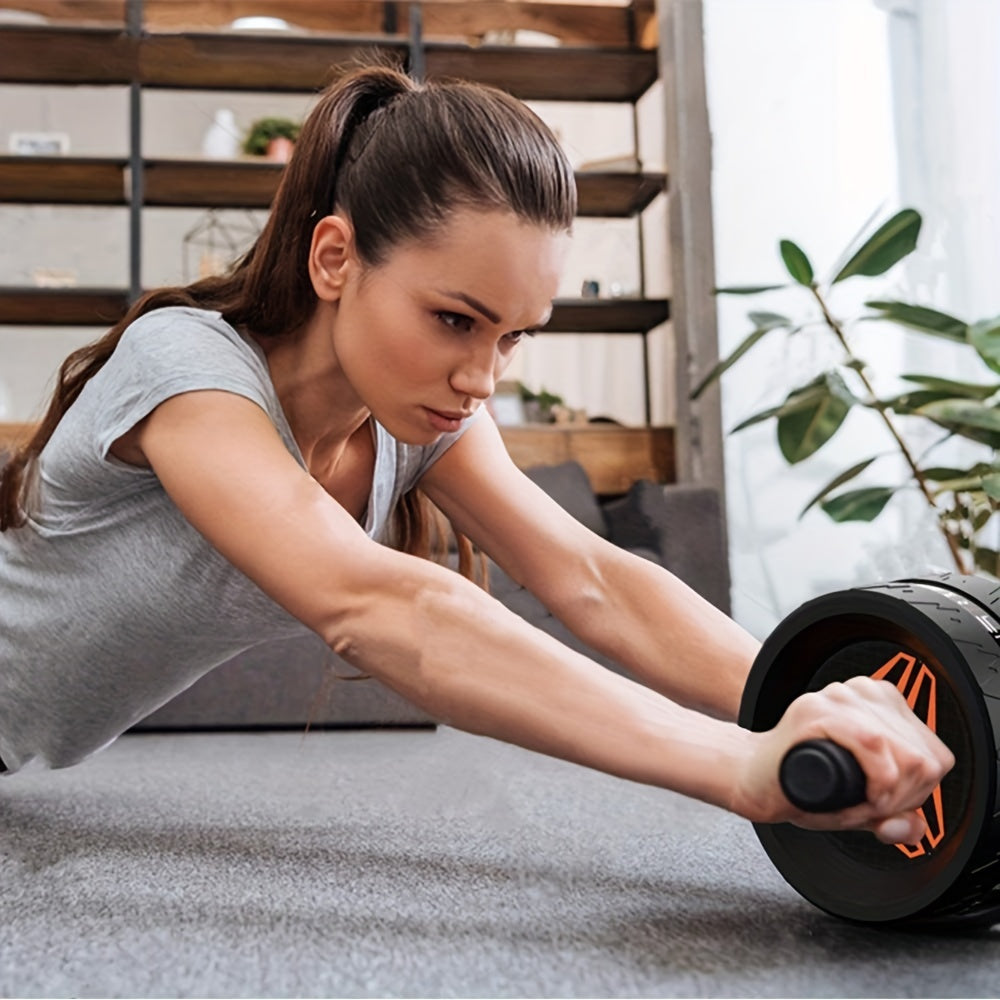 Ab Roller Wheel for Core Training – Silent, Stable & Compact – Home Gym Fitness Equipment